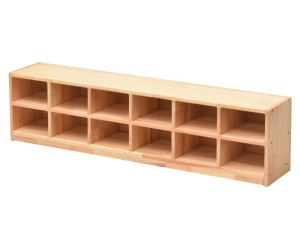 12-Shelf Shoe Backboard Organizer