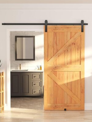 K-Style Wood Sliding Barn Door