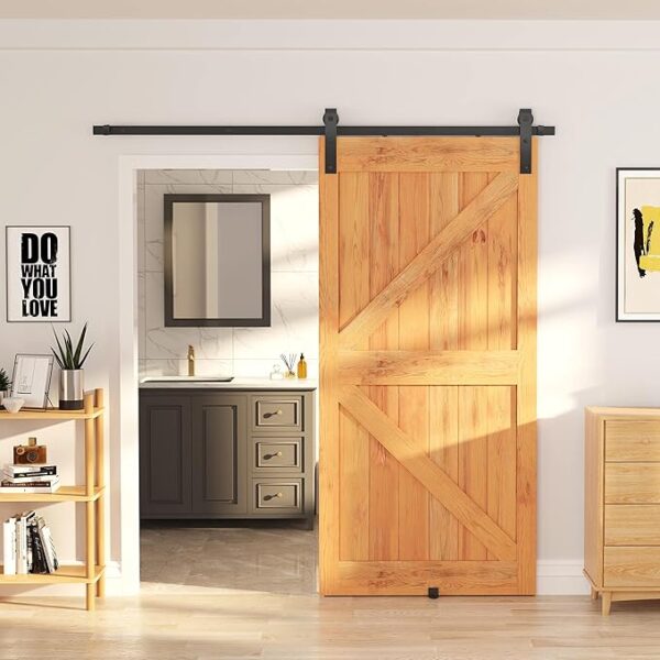 K-Style Wood Sliding Barn Door